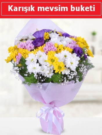 Karışık Kır Çiçeği Buketi  Tunceli uluslararası çiçek gönderme 