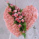 kalp pano karankil ve güller   Tunceli çiçek satışı 