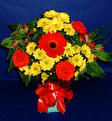  Tunceli çiçek yolla , çiçek gönder , çiçekçi   sade hos orta boy karisik demet çiçek 