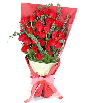  Tunceli kaliteli taze ve ucuz çiçekler  37 adet kırmızı güllerden buket