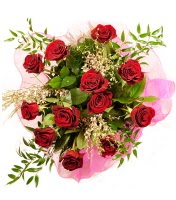 12 adet kırmızı gül buketi  Tunceli internetten çiçek satışı 