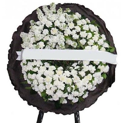 Cenaze çelengi çiçeği modelleri  Tunceli çiçek gönderme 