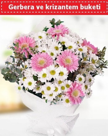 Papatya ve Gerbera Buketi  Tunceli online çiçekçi , çiçek siparişi 
